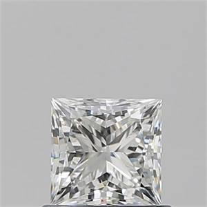 Picture of Natural Diamond 0.74 Carats, Princess with  Cut, H Color, VS2 Clarity and Certified by GIA