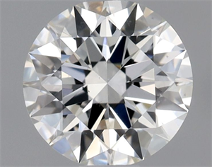 Picture of Natural Diamond 0.52 Carats, Round with Excellent Cut, G Color, SI1 Clarity and Certified by GIA
