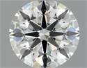Natural Diamond 0.41 Carats, Round with Excellent Cut, F Color, VS2 Clarity and Certified by GIA