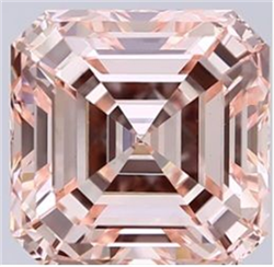 Picture of Lab Grown Diamond 4.26 Carats, Emerald with  Cut, Fancy Intense Pink Color, VS1 Clarity and Certified by IGI
