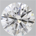 Del inventario de diamantes de laboratorio, 7.02 quilates, Redondo , Color F, claridad VVS2 y certificado IGI