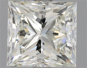 Picture of Natural Diamond 1.74 Carats, Princess with  Cut, K Color, VS1 Clarity and Certified by GIA