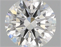 Natural Diamond 0.72 Carats, Round with Excellent Cut, G Color, IF Clarity and Certified by GIA