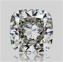 Natural Diamond 2.02 Carats, Cushion with  Cut, K Color, VVS2 Clarity and Certified by GIA