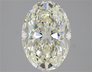 Foto Diamante Natural 3.01 quilates, Ovalado , Color J, claridad VVS2 y certificado IGI de