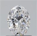 Diamante Natural 0.70 quilates, Ovalado , Color D, claridad VS1 y certificado GIA