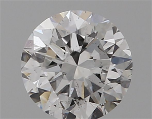Picture of Natural Diamond 0.40 Carats, Round with Very Good Cut, D Color, SI1 Clarity and Certified by GIA