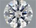 Natural Diamond 0.40 Carats, Round with Excellent Cut, F Color, SI2 Clarity and Certified by GIA
