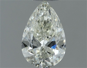 Picture of Natural Diamond 0.50 Carats, Pear with  Cut, I Color, VS1 Clarity and Certified by IGI