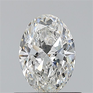 Picture of Natural Diamond 0.60 Carats, Oval with  Cut, F Color, SI1 Clarity and Certified by GIA