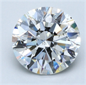 Diamante Natural 3.91 quilates, Redondo , Color G, claridad SI2 y certificado GIA