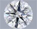 Diamante Natural 0.51 quilates, Redondo , Color H, claridad VVS2 y certificado IGI