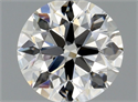 Natural Diamond 0.70 Carats, Round with Excellent Cut, G Color, VVS1 Clarity and Certified by GIA