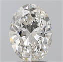 Natural Diamond 2.17 Carats, Oval with  Cut, H Color, VVS1 Clarity and Certified by GIA