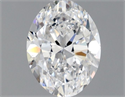 Natural Diamond 0.70 Carats, Oval with  Cut, D Color, VS2 Clarity and Certified by GIA