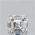 Natural Diamond 0.90 Carats, Asscher with  Cut, H Color, VVS1 Clarity and Certified by GIA