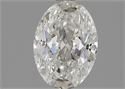 Natural Diamond 1.20 Carats, Oval with  Cut, H Color, SI2 Clarity and Certified by GIA