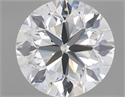 Natural Diamond 0.45 Carats, Round with Very Good Cut, H Color, VVS1 Clarity and Certified by GIA