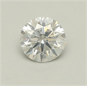 Natural Diamond 0.70 Carats, Round with Excellent Cut, F Color, I1 Clarity and Certified by GIA