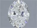 Natural Diamond 1.21 Carats, Oval with  Cut, H Color, VVS2 Clarity and Certified by IGI