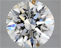 Natural Diamond 1.50 Carats, Round with Excellent Cut, E Color, VS2 Clarity and Certified by GIA