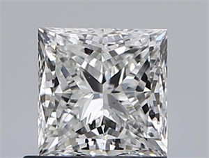 Picture of Natural Diamond 0.80 Carats, Princess with  Cut, F Color, VS2 Clarity and Certified by GIA