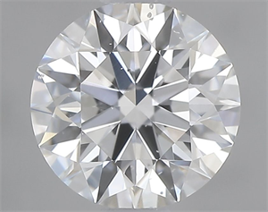 Picture of Natural Diamond 0.81 Carats, Round with Excellent Cut, E Color, SI2 Clarity and Certified by GIA