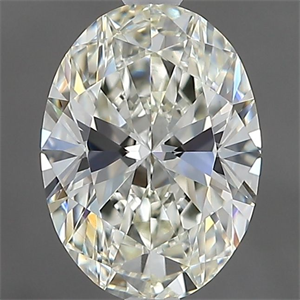 Foto Diamante Natural 1.31 quilates, Ovalado , Color J, claridad VS1 y certificado GIA de