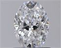 Natural Diamond 0.70 Carats, Oval with  Cut, D Color, VS1 Clarity and Certified by GIA