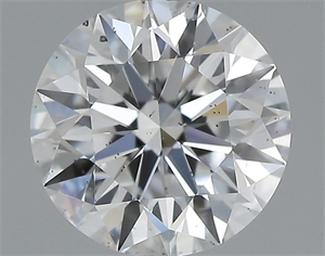 Picture of Natural Diamond 0.84 Carats, Round with Excellent Cut, E Color, SI2 Clarity and Certified by GIA