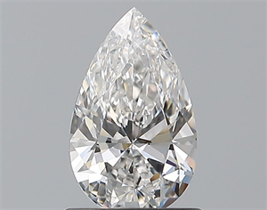 Picture of Natural Diamond 0.75 Carats, Pear with  Cut, E Color, VVS2 Clarity and Certified by GIA