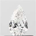 Natural Diamond 0.30 Carats, Pear with  Cut, E Color, SI1 Clarity and Certified by IGI