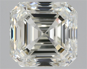 Foto Diamante Natural 1.80 quilates, Asscher , Color K, claridad VVS1 y certificado GIA de