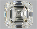 Natural Diamond 1.80 Carats, Asscher with  Cut, K Color, VVS1 Clarity and Certified by GIA