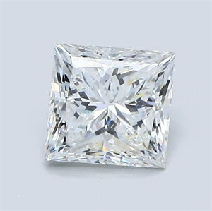 Picture of Natural Diamond 1.30 Carats, Princess with  Cut, G Color, VS1 Clarity and Certified by GIA