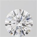 Lab Grown Diamond 1.01 Carats, Round with Ideal Cut, D Color, VVS1 Clarity and Certified by IGI