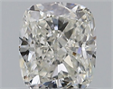 Natural Diamond 0.51 Carats, Cushion with  Cut, I Color, VS2 Clarity and Certified by GIA