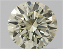 Natural Diamond 0.50 Carats, Round with Very Good Cut, N Color, VS2 Clarity and Certified by IGI