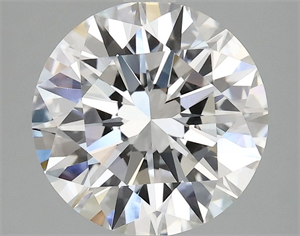 Picture of Lab Grown Diamond 3.03 Carats, Round with Excellent Cut, E Color, VVS2 Clarity and Certified by IGI