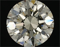 Natural Diamond 1.07 Carats, Round with Excellent Cut, M Color, VVS1 Clarity and Certified by HRD