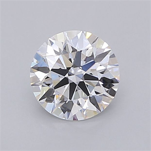 Picture of Lab Grown Diamond 1.03 Carats, Round with Ideal Cut, D Color, VVS2 Clarity and Certified by IGI