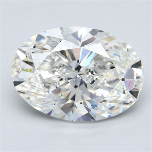 Picture of Natural Diamond 5.51 Carats, Oval with  Cut, H Color, VS1 Clarity and Certified by GIA