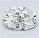 Natural Diamond 5.51 Carats, Oval with  Cut, H Color, VS1 Clarity and Certified by GIA