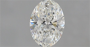 Picture of Natural Diamond 0.50 Carats, Oval with  Cut, H Color, IF Clarity and Certified by GIA