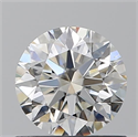 Natural Diamond 0.80 Carats, Round with Excellent Cut, I Color, SI1 Clarity and Certified by GIA