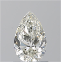 Diamante Natural 0.95 quilates, De pera , Color J, claridad SI1 y certificado GIA