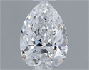 Natural Diamond 0.40 Carats, Pear with  Cut, E Color, VVS2 Clarity and Certified by GIA