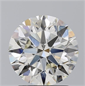 Natural Diamond 2.02 Carats, Round with Excellent Cut, K Color, VS2 Clarity and Certified by GIA