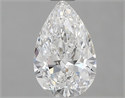 Diamante Natural 0.61 quilates, De pera , Color F, claridad VS2 y certificado GIA