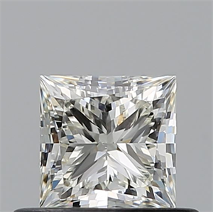 Foto Diamante Natural 0.51 quilates, Princesa , Color K, claridad SI1 y certificado GIA de